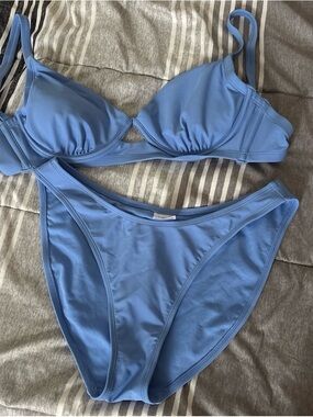 Shade & Shore Light Blue Bikini Set